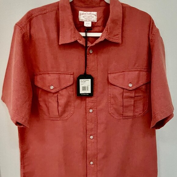 Filson Other - Filson SHORT SLEEVE LIGHTWEIGHT ALASKAN GUIDE SHIRT Size L in Cedar Red